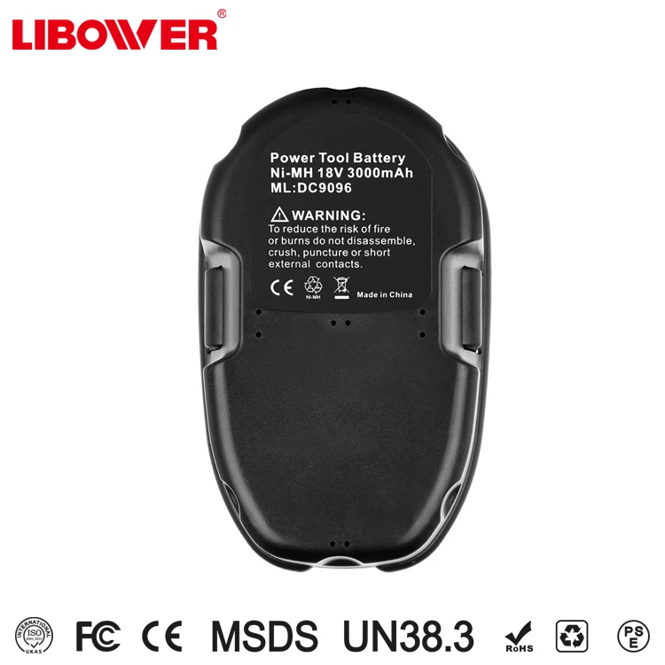 high quality lithium power tool battery 18v 3000mah for dewalt power tool with for samsung cell