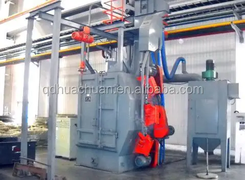 Q37 hanger shot blasting machine/wheel blasting