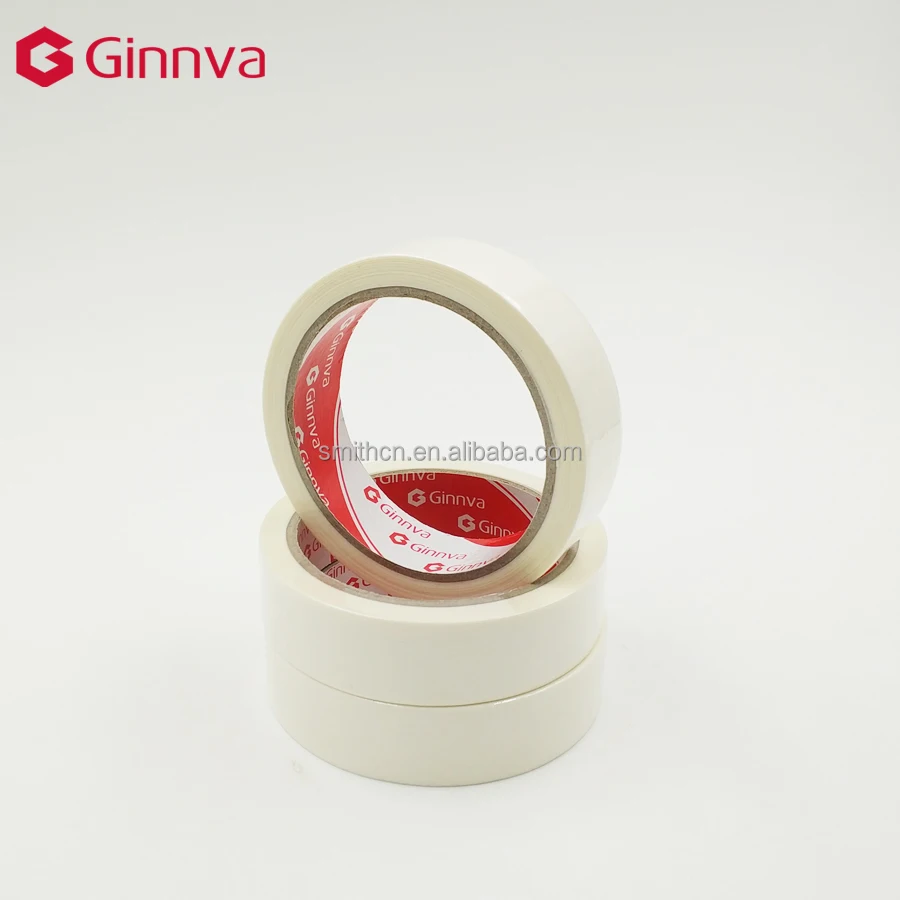 lemon yellow color high temperature adhesive thermal paper masking tape log roll with adhesive