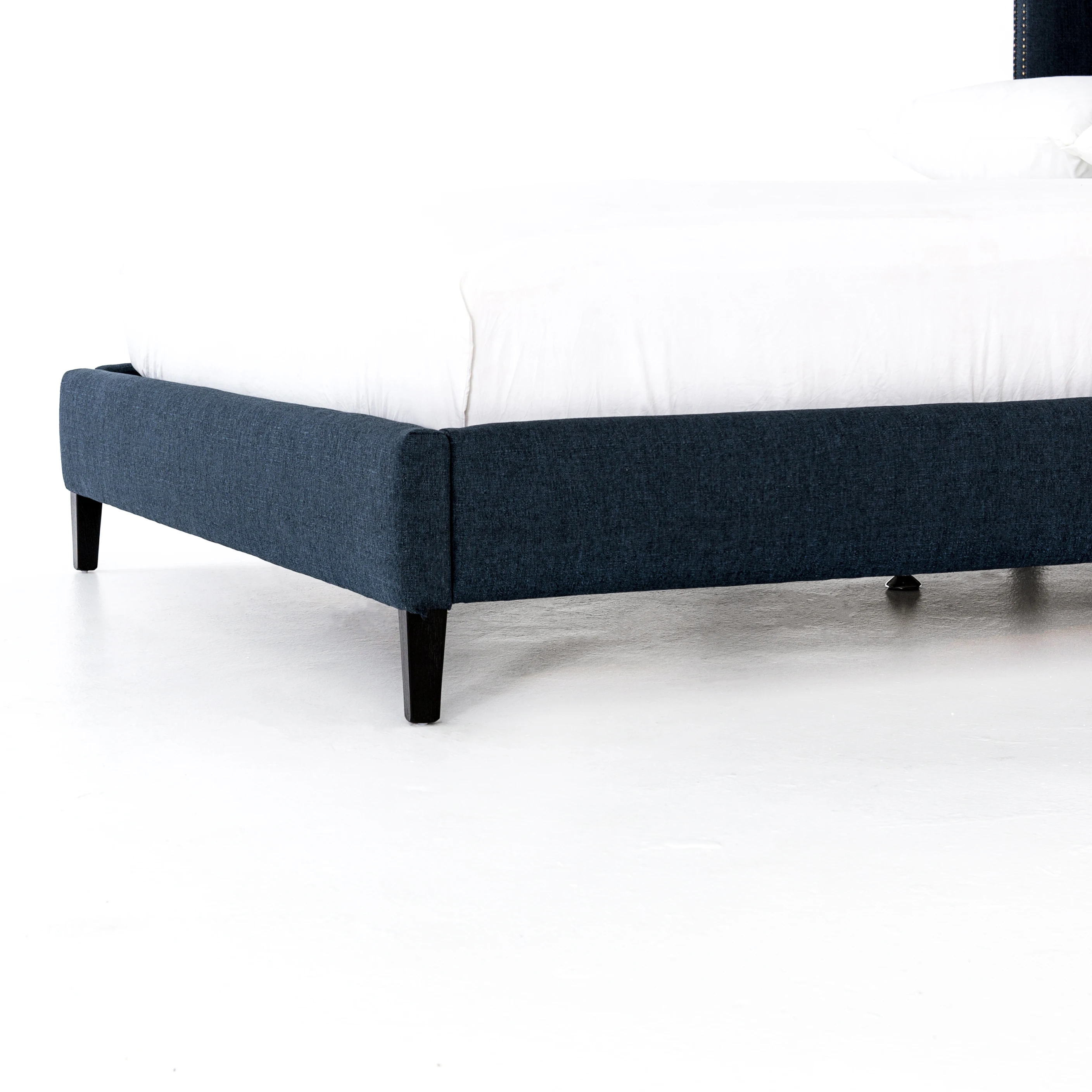 Модная тканевая кровать, европейская мебель для дома, Современная тканевая мягкая кровать