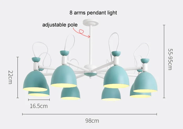 Low ceiling modern simple chandelier lighting Nordic postmodern flush mount lights semi-flush mount lighting home decoration