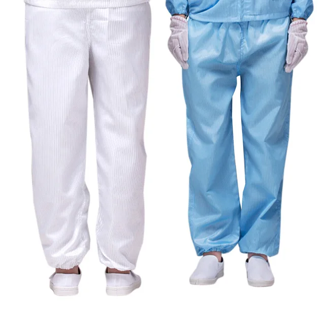Comfortable AntiStatic ESD Cleanroom Jacket and Pants For Workers