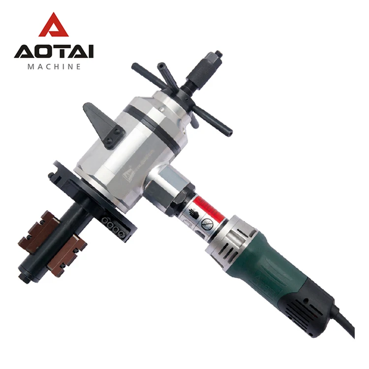 AOTAI ISY-28T Zhejiang Shanghai Electric Small Light Weight 220V portable inner-mounted cold pipe cutting beveling tool machine