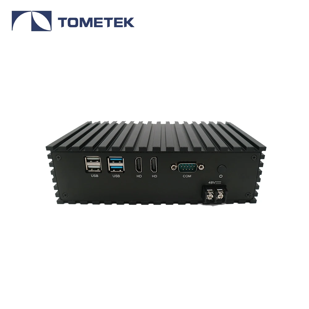 Fanless  POE ports mini pc intel quad core cpu 3855U windows10 micro computer pfsense thin client