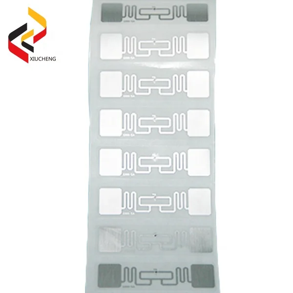 Low Frequency 125KHz Round RFID Paper Sticker Tag with Copper Coil Antenna