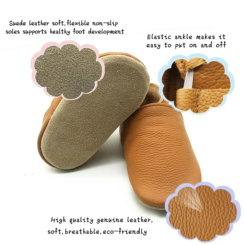 Детская кожаная обувь, Мокасины, обувь для малышей, новорожденных