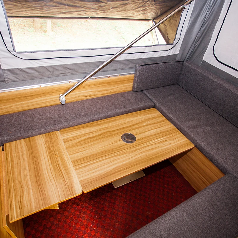 Off-Road Comfortable Folding Camping Trailer With Kitchen