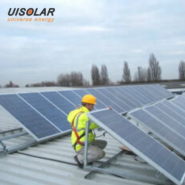 Commercial Concrete Roof And Tin Roof Adjustable Triangle Solar Power System Brackets