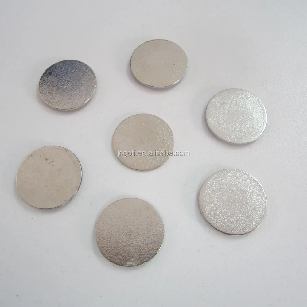 Customized cheap 25mm dome golf ball marker