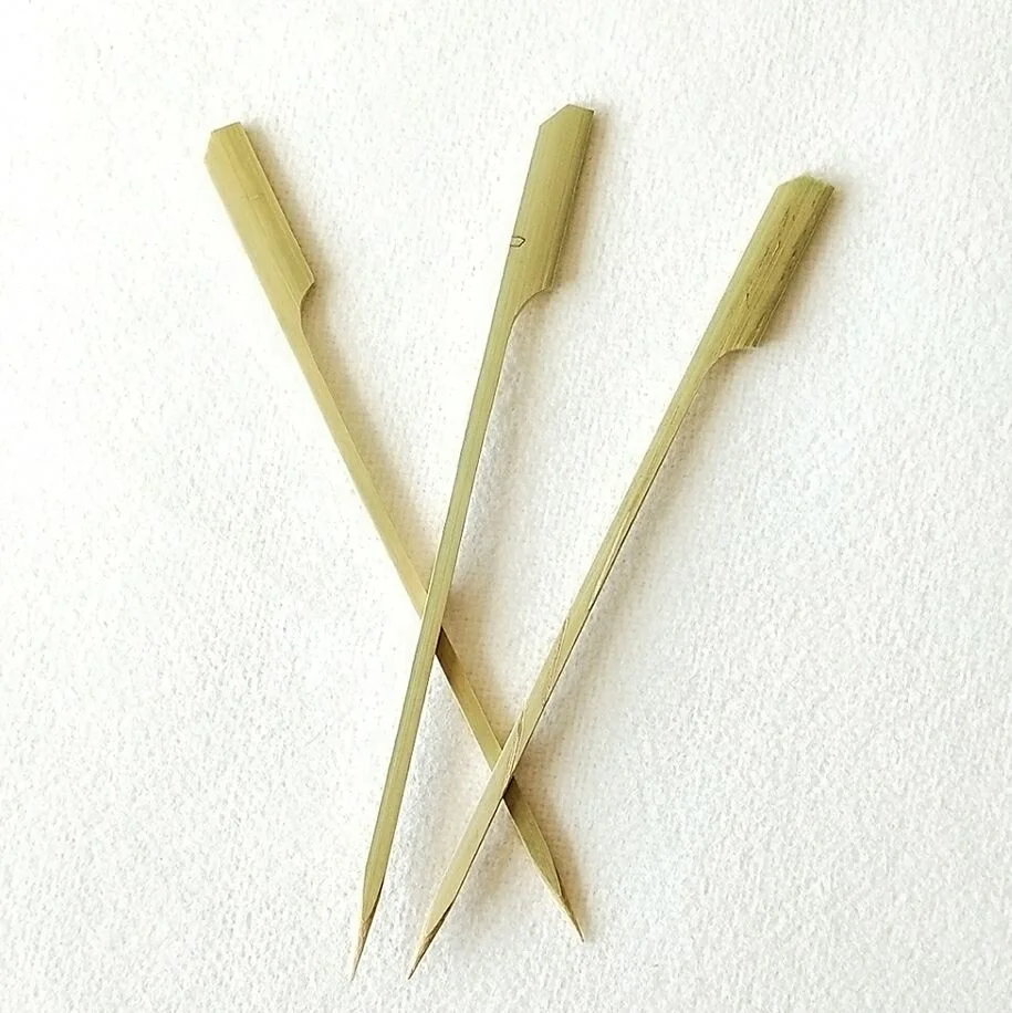 
 Бамбуковые Шпажки для барбекю 12 см/ручной хвостовик Шпажки для барбекю для кебаба/турецких кебаб шпажки  