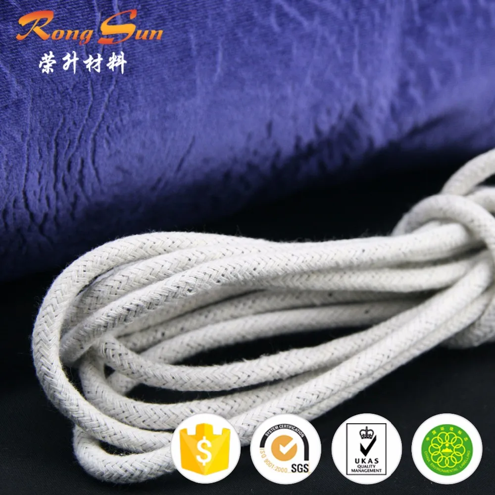 5mm Natural Cotton Soft Crocheting Piping macrame Cord
