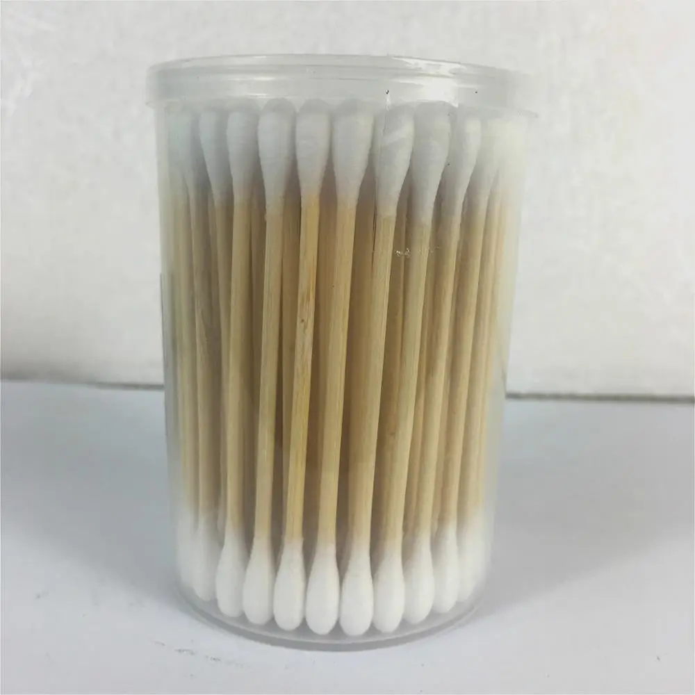 Eco-friendly Ear cleaning bamboo sticks cotton bud for hotel