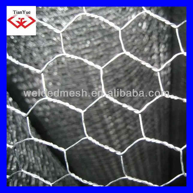 PVC coated/galvanized hexagonal weave