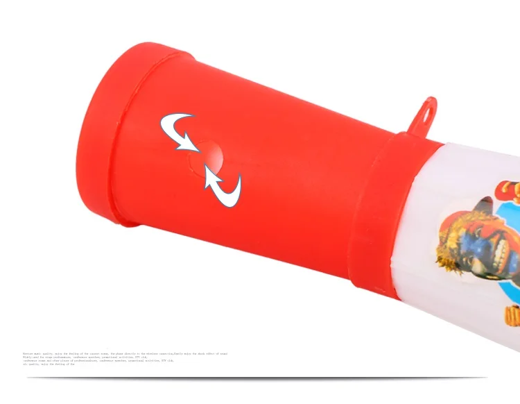 
china supply plastic cheerleading horn sport air horn for football game 