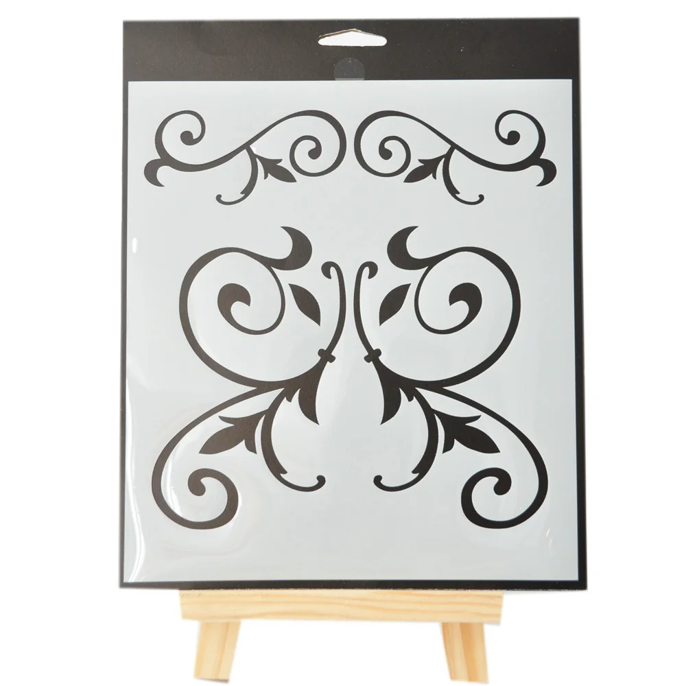 New design customized China white PP Wall Stencil