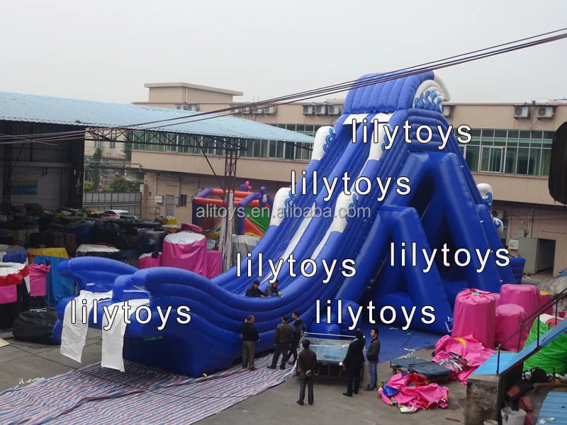 Коммерческая большая плавающая водная горка