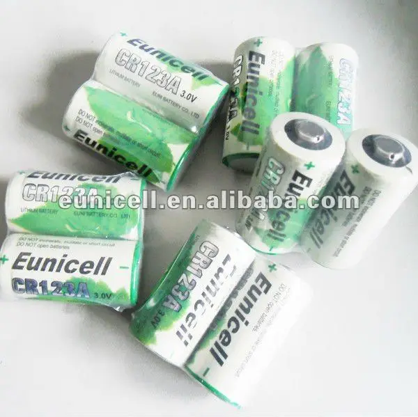 3V CR17335 Lithium Battery Cells CR123A 1300mah