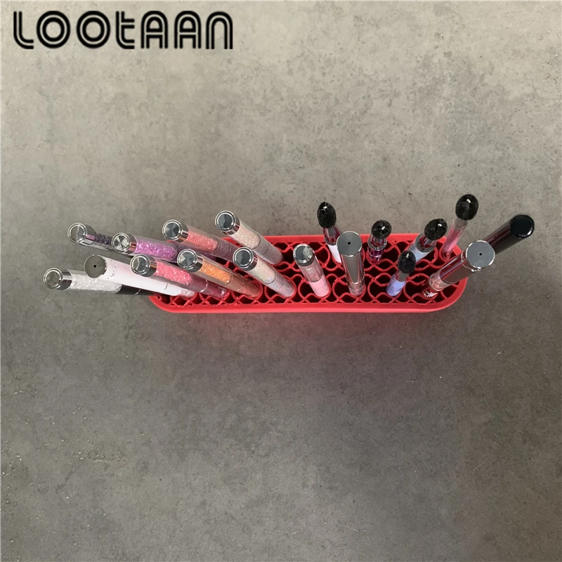 2019 New Design Silicone Makeup Brush Holder Professional Cosmetic Display Box