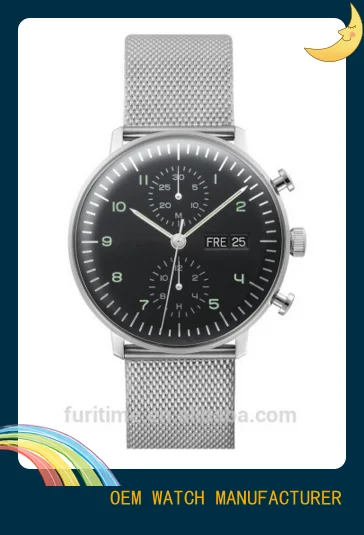 Fashion Luxury Chronograph Automatic Watch Double Dome Sapphire Glass Sport Men Stainless Steel Charm MIYOTA Water Resistant