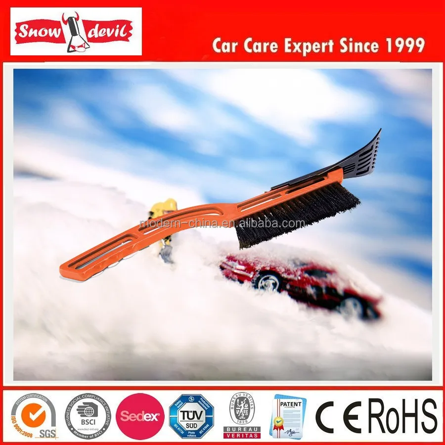 Съемный ледокол со снегом щетка для чистки автомобиля