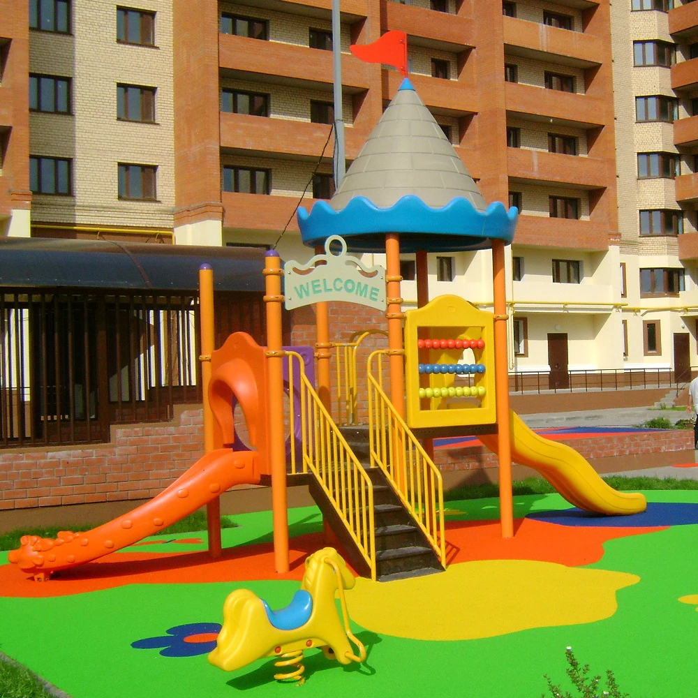 YL-S124 Amusement Park Free Play Equipment Safety Education Outdoor Special Design Playground Slides
