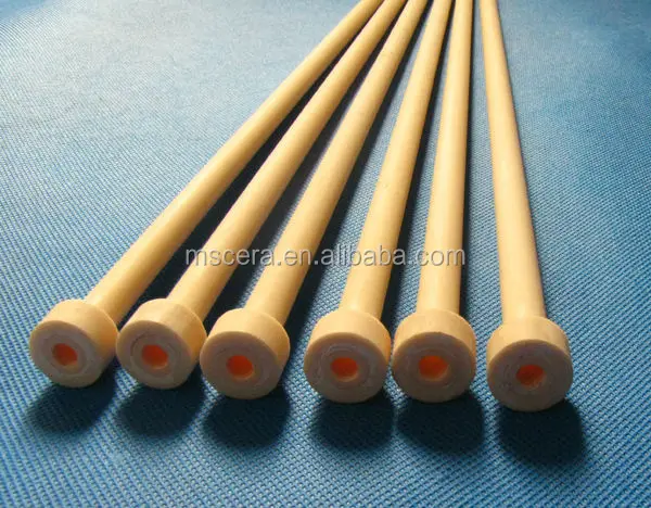 Alsint 99.7% ceramic thermocouple protection tube