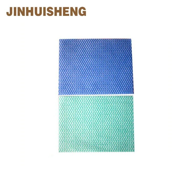 Good water-absorbing printed spunlace nonwoven  fabric cleaning wipes