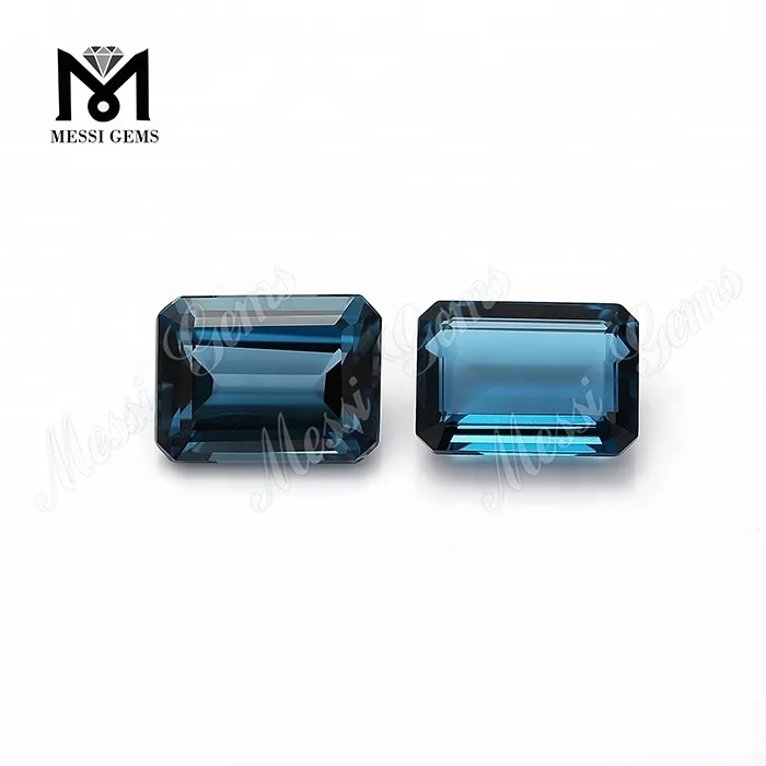 Wholesale London Blue 12*16mm Natural Topaz Gemstones