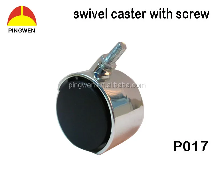 Wholesale crack resistance brake plastic suitcase screw caster wheels