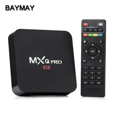 2016 MXQ Pro Android TV Box Amlogic S905 Quad Core Android 5.1 DDR3 1G WIFI 4K 1080i/p KODI HD TV Media Player