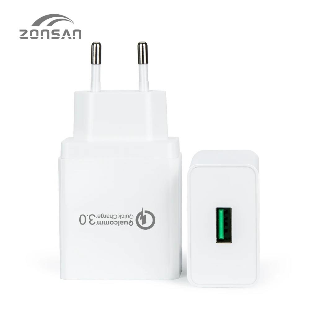 
micro usb charger, quick charge 3.0 qualcomm usb power charger adapter, mobile phone charger 