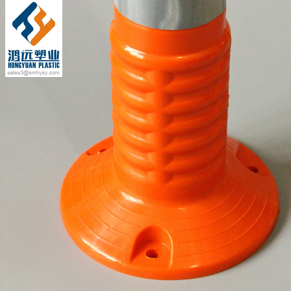 H45cmm PU Warning post Flexible Bollard Delineator