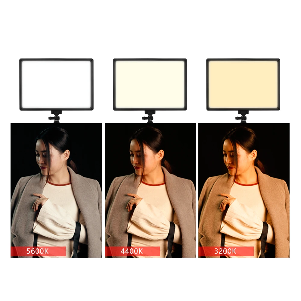 Kingma 95+ high CRI Dimmable ultra slim built in 8000mAh battery LED video light for portrait shooting live video lighting