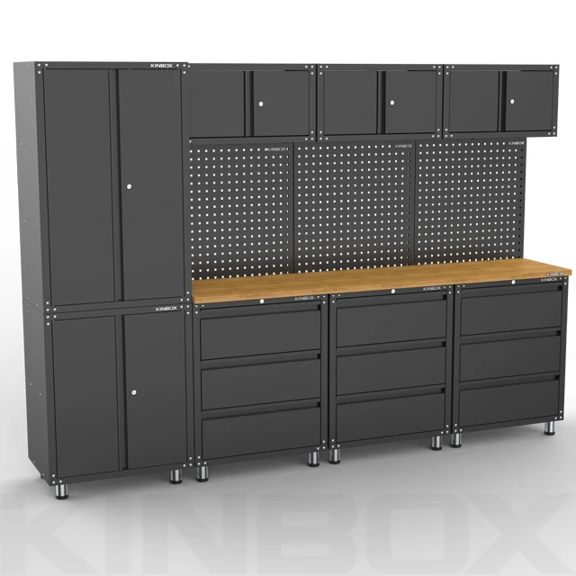 
Kinbox 12 Pieces Metal Garage Furniture Locker Tool Cabinet for Home Garage 
