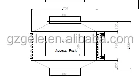 Flue Gas Heat Recovery Spiral Exchanger with Air to Air