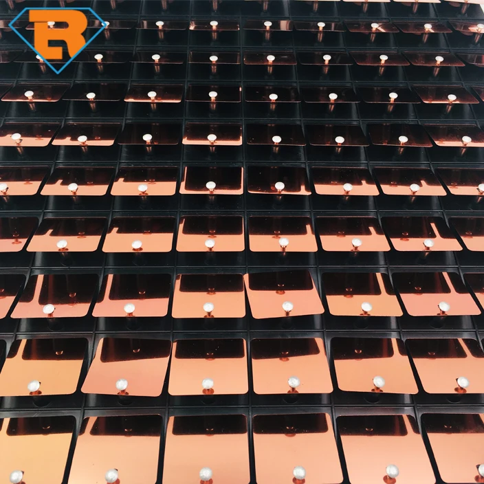 Beautiful Shiny Modern Exterior Interior 3D PVC Plastic Shimmer Sequin Wall Panel for Home Decoration Wallpaper