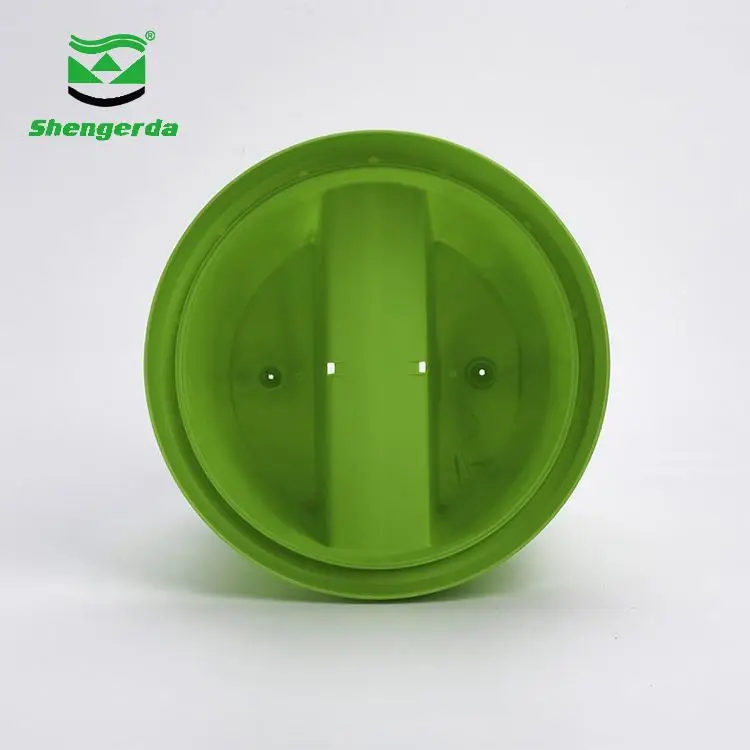 Leizisure Railing Pot Wall Hanging Half Round Garden Plastic Flower Pot For Fence