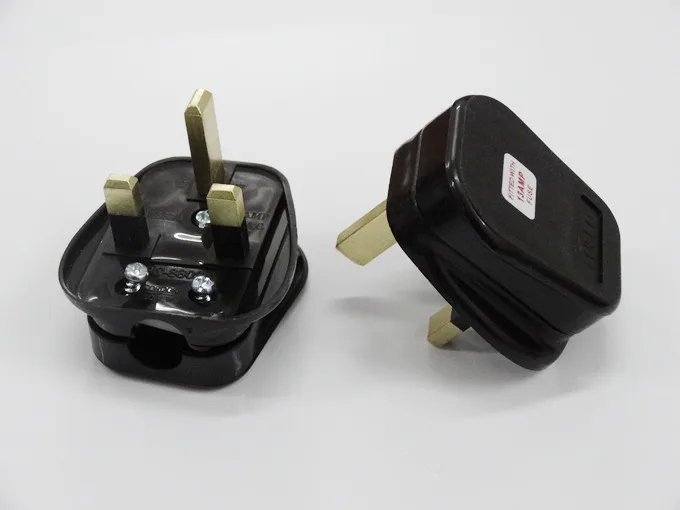 China Supplier 3 square pin extension cords flat plug