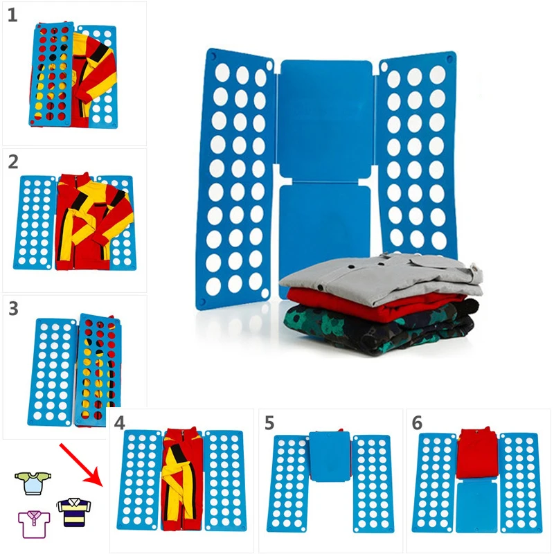 UCHOME Household clothes folder Cloth Folder Plastic Folding Board Shirt Folder Clothes Folding Board