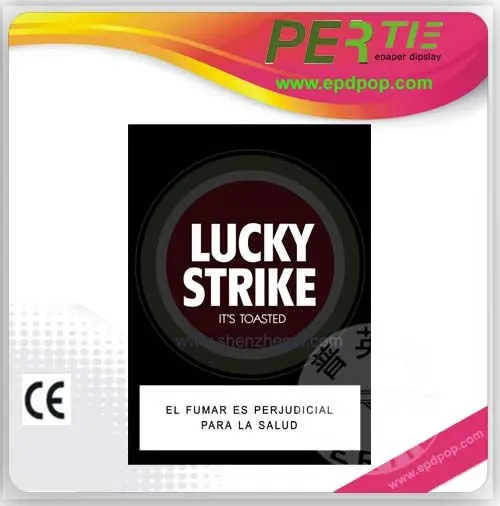 Ярлык отображения экран цифровой заказ ЖК-дисплей полка epaper крытый объявление с Eink продаж поп