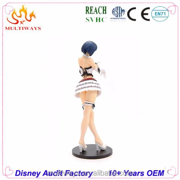 Nude girl action figure japan plastic custom made anime figure