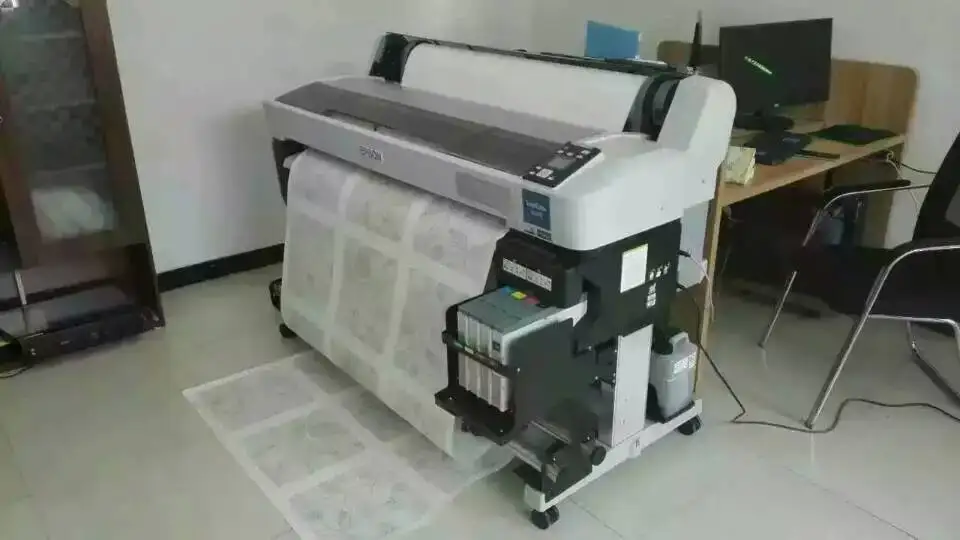 
44' 63.4 sqs/h TFP Printhead lycra sportswear F6070 F6200 F6280 SureColor sublimation printer 