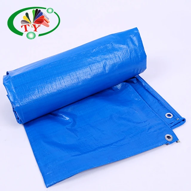 blue  color HDPE Woven Fabric Tarpaulin, LDPE Laminated PE Tarpaulin, Truck Cover Tarpaulin Plastic Sheet