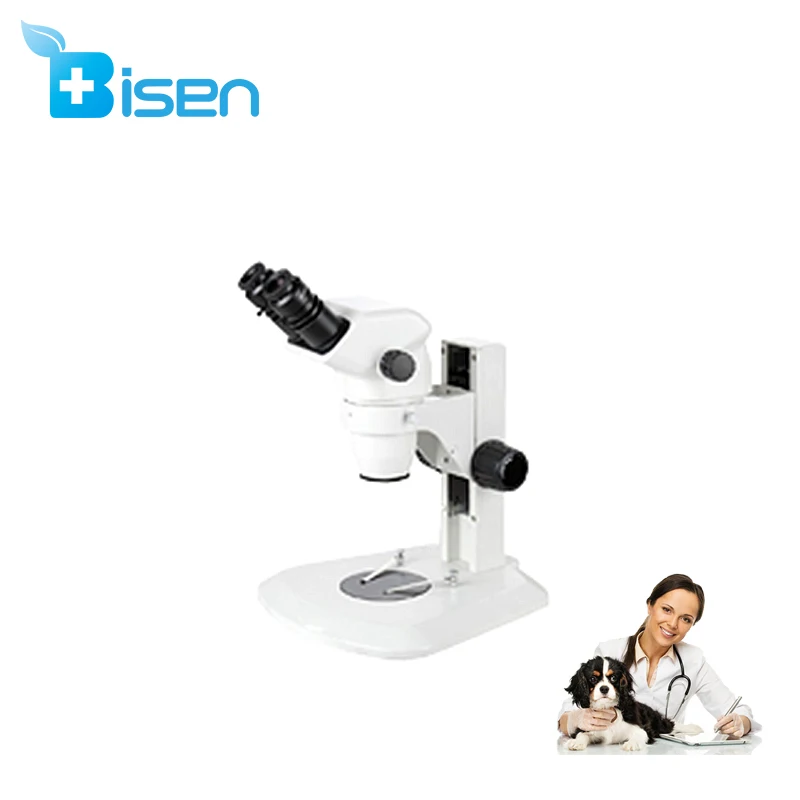 BS-SZN Zoom Stereo Microscope Lab Optical Instruments Life Science LED Screen Two Headed Stereo Microscope With Digital Camera