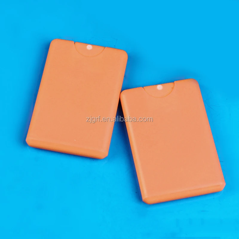 High Quality 20Ml Mist Body Credit Card Pocket Sized Perfume Eyeglass Plastic Empty Spray Flat Bottle