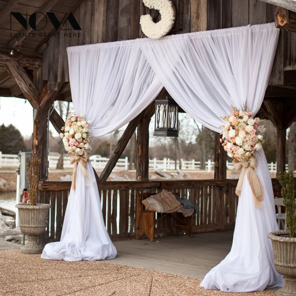 Pipe And Drape Wedding Backdrop And Wedding Backdrop Curtains