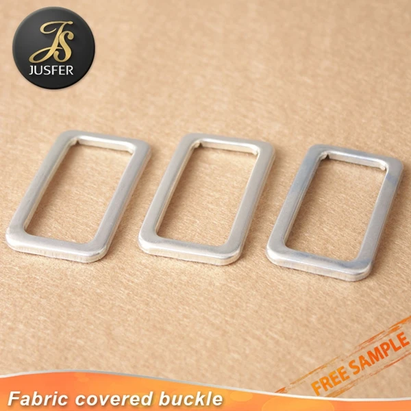 Arch shape metal buckle cover buckle blank for belt and clothing