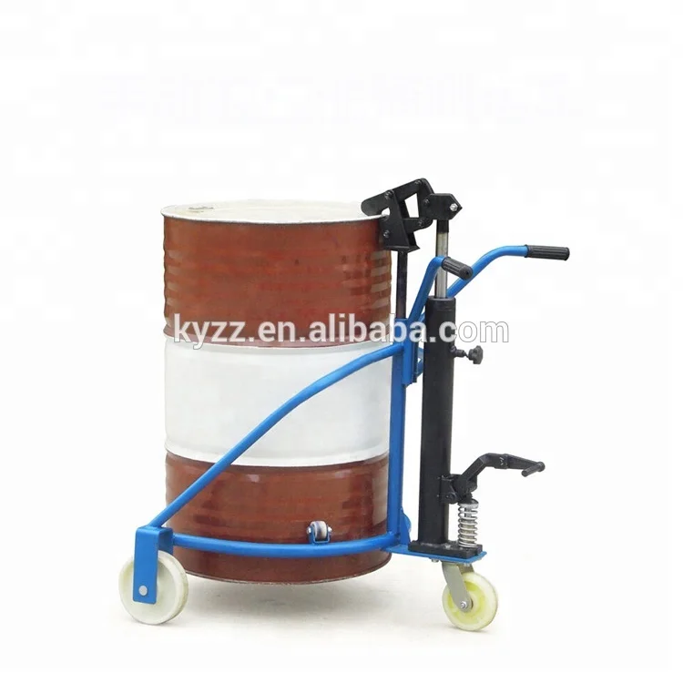 250kg 300kg Oil Drum Manual Carrier Hydraulic Hand Operated Pallet Truck Jack