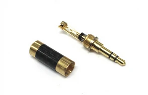 JR 3.5mm Plug 3.5mm Audio jack Gold Plated 3.5MM Stereo Plug