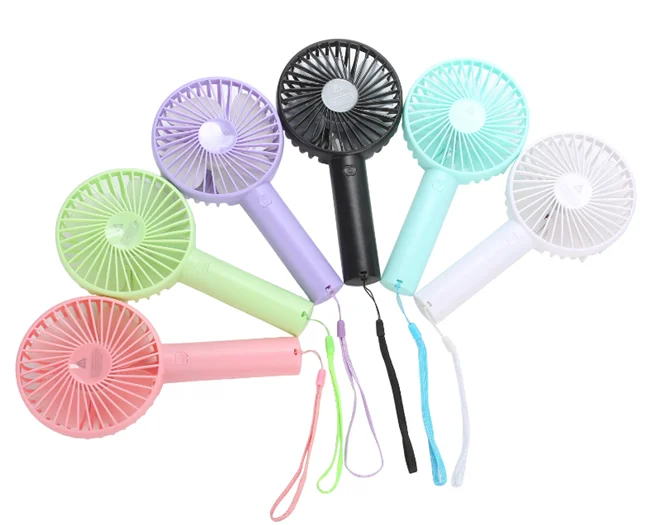 
2020 new arrivals portable mini rechargeable electrical hand fan 3-Speed adjustable cooler standing fan 